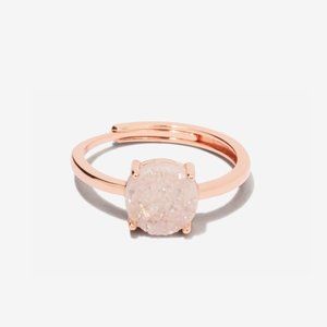 Little Sky Rock Druzy Ring - Rose Gold  *Brand New